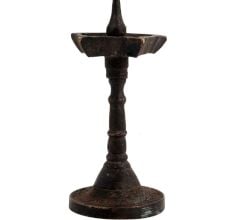 Traditional Brass Nilavilakku Oil Lamp South Indian Long Diya Lamp