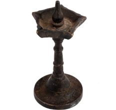Traditional Brass Nilavilakku Oil Lamp South Indian Long Diya Lamp