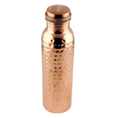 Hand Hammered Copper Water Bottle