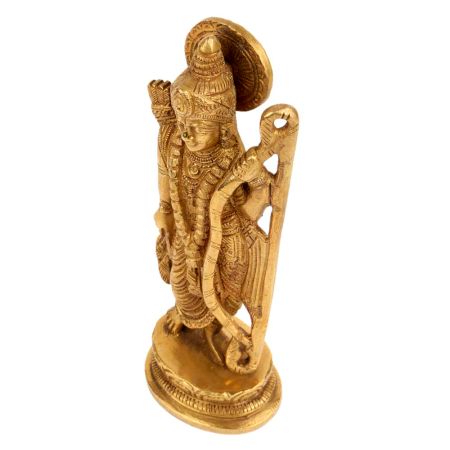 Brass Lord Ram Statue Art Sculpture