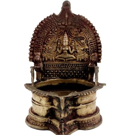 Laxmi Brass Oil Lamp Diya Table Diya