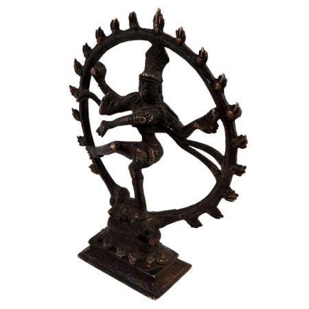 Brass Shiva Dancing Natraj Decorative Structure