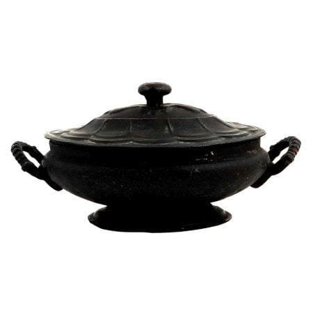 Brass Cooking Pot With Lid with Knob Finial
