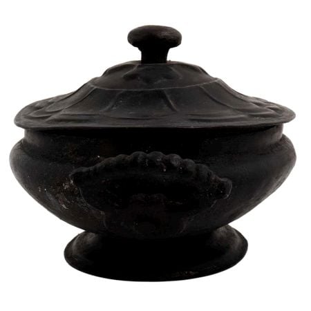 Brass Cooking Pot With Lid with Knob Finial