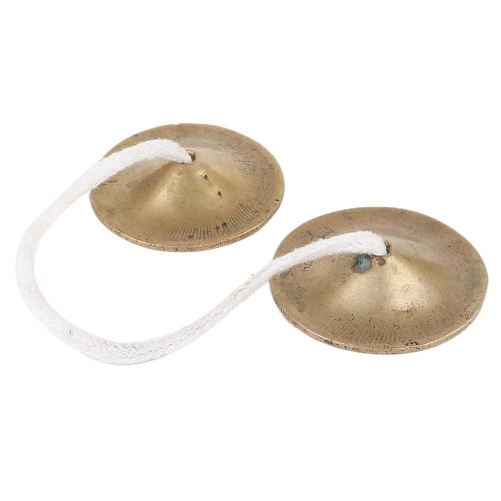 Daddy Shoppe Pure Brass Manjeera Cymbal Hand Percussion