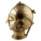 Golden Brass Gauri Head Gangaur Lady Head Statue
