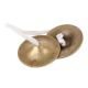 Handmade Brass Pair of Clash Cymbals or Manjeere