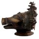 Brass Boar Head Statue Vishnu Avatar With Cobra Head Crown