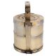 Brass Lunch Box Tiffin With A Thick Frame And Lock