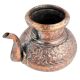 Copper Handmade Tea Pot Carved Design And Spout Kettle