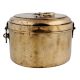 Spacious Brass Chapati Box With Latch