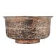 Copper Floral Repousse Bowl Showpiece