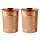 Copper Glasses Tableware In Pair