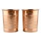 Copper Glasses Tableware In Pair