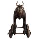 Brass Ox Statue On Wheels Art Decoration Statue