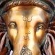 Hand crafted Red Brass Ganesh Idol Figurine
