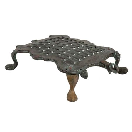 Hand made Vintage Brass Grater With Four Legs