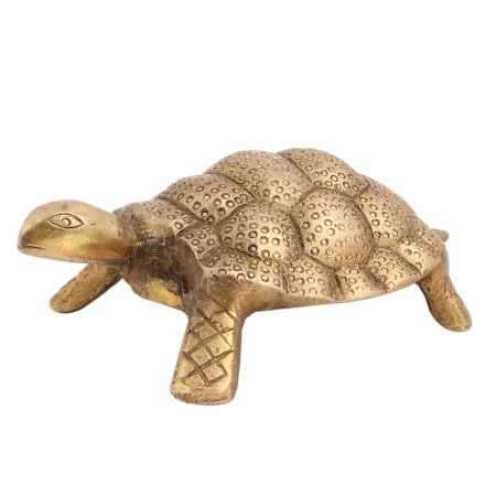 Handmade Brass Turtle Figurine Feng Shui Gift