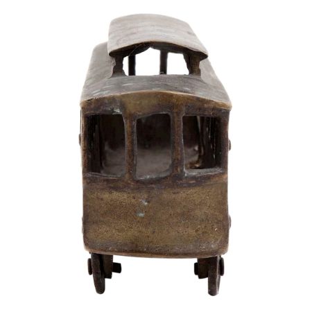 Handmade Brass Vintage Railway Engine Toy