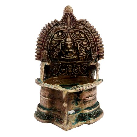 Hindu Brass Laxmi Oil Lamp Worship Lamp