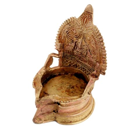 Old Handcrafted Diya Goddess Laxmi OIL Lamps