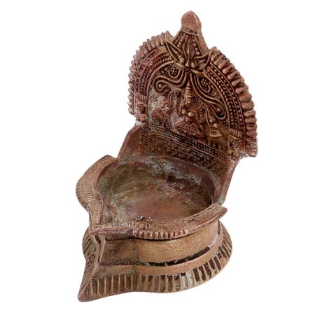 Small Brass Laxmi Oil Lamp  Kamatchi VilakkuÂ Lamp