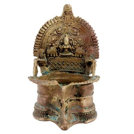 Brass Heritage Laxmi Oil Lamp Deepam