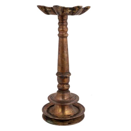Brass oil Lamp With stand Kerala Worship Lamp