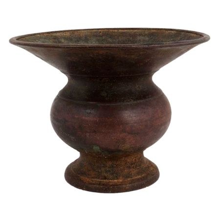 Hand Made Brass Pot Planter With Wide Mouth