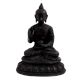Black Brass Meditating Buddha Tibetans Art