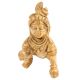 Cute Brass Krishna Ladoo Crawling Gopal Statue