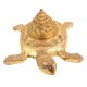 Brass Turtle With Storage Box With Stupa
