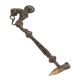 Brass Hammer With Lion Figurine On Top
