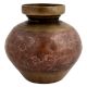 Old Hindu Water Pot Traditional Ritual Brass Ganga Jamuna Lota