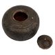 Engraved Round Storage Box With Ring Handle On Top