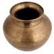 Hand Beaten Brass Water Storage Pot For Worship