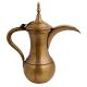 Brass Coffee Pot Pitcher With Spout And Finial