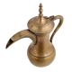 Brass Coffee Pot Pitcher With Spout And Finial