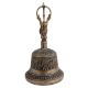 Engraved Retro Style Brass Dorje Vajra Bell