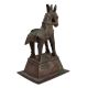 Used Brass Standing Horse Tribal Art Figurine