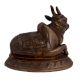 Brass Sitting Maha Shiv Nandi Statue For Good Luck