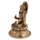 Brass Laxmi Blessing Statue On A Lotus Base