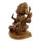 Brass Panch Mukhi Hanuman Statue Hindu Worship Statue