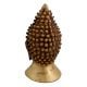 Brass Buddha Head Statue Showpiece
