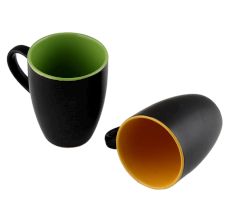 Decorative Handcraft Ceramic Coffee Mug in Set Of 2