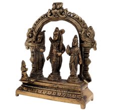 Brass Ram Darbar Idol Puja Worship Statue