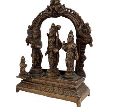 Religious Brass Ram Darbar Statue Indian Art