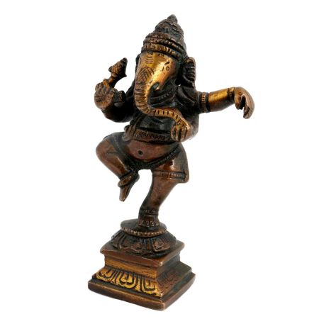 Brass Dancing Ganesha Statue Diwali Gift