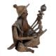 Brass Tribal Musician With Rare Musical Instrument