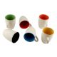 Decorative Handcraft Ceramic Multicolour Coffee Mug In Set Of 6